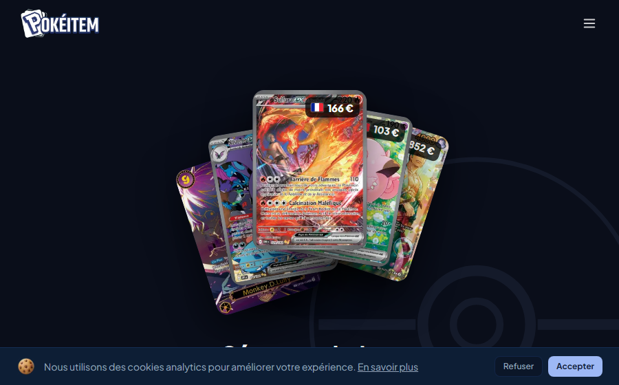 PokéItem 官网截图